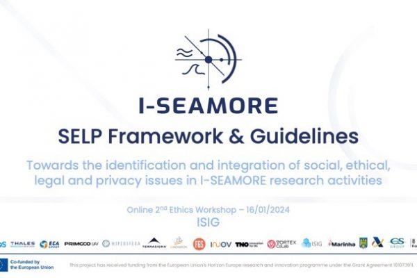 Ethics workshop for I-SEAMORE project