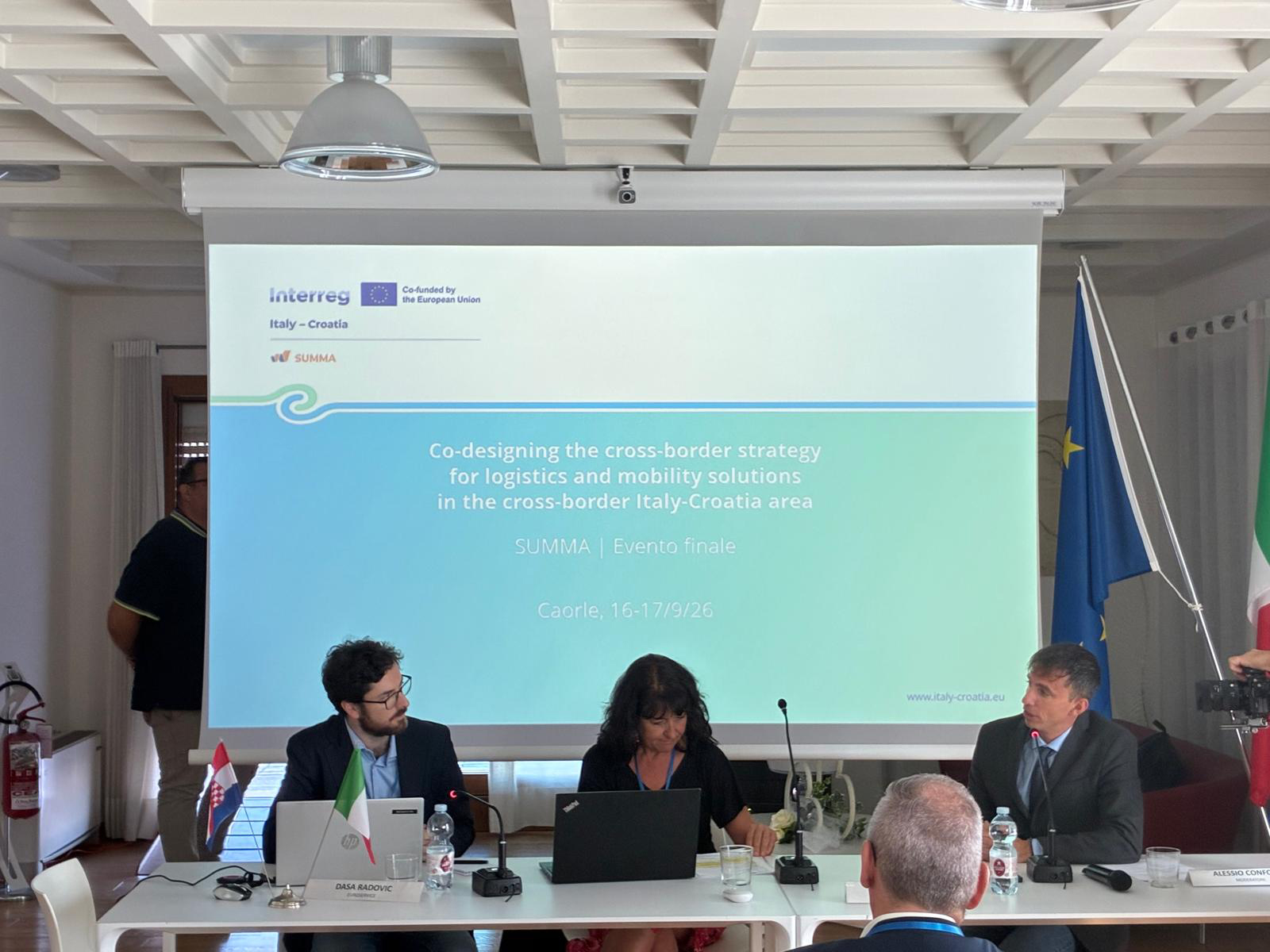 Partner del progetto SUMMA durante il Final Event a Caorle