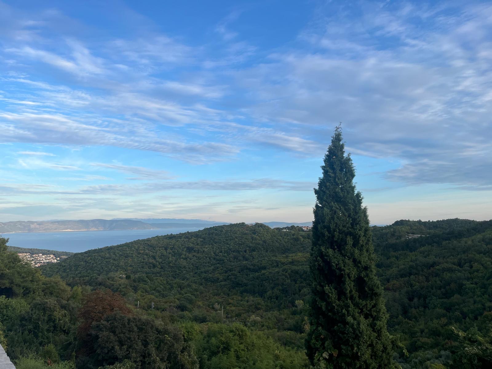 Veduta panoramica della città di Labin, in Croazia, sede del Kick-off Meeting del progetto Interreg SMART GUARD.
